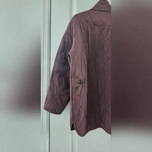 Faherty Horizon series Brown Quilted oversize Jacket size XS/ S - Picture 9 of 16